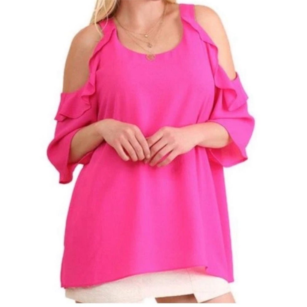 Umgee Ruffle Sleeve Top